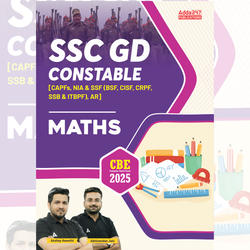 SSC GD Maths Book 2024(English Printed Edition) by Adda247