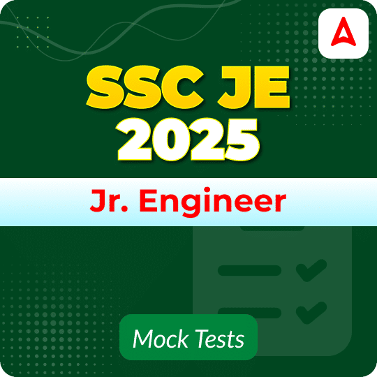 SSC JE Mock Test 2025