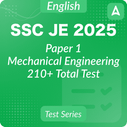 SSC JE Mechanical Engineering 2025 Paper 1 (Prelims) Mock Test Series, Complete Bilingual Online Test Series 2025 by Adda247