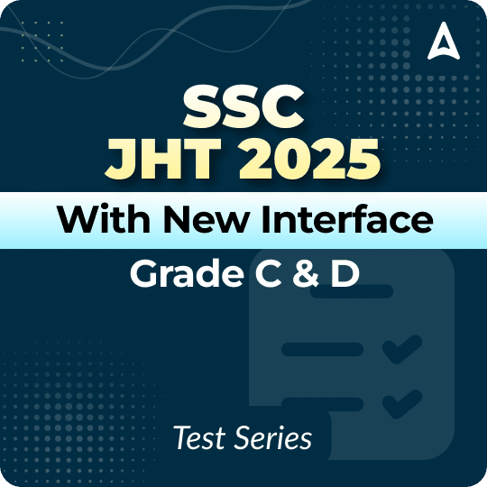 SSC Junior Hindi Translator (JHT) 2025 Mock Test (With New Interface)