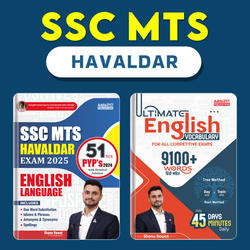 Combo Of SSC MTS & Havaldar English language Book & Ultimate English Vocabulary Book (English Printed Edition) by Adda247