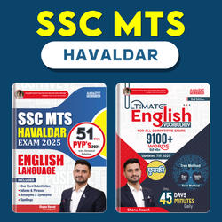 Combo Of SSC MTS & Havaldar English language Book & Ultimate English Vocabulary Book (English Printed Edition) by Adda247