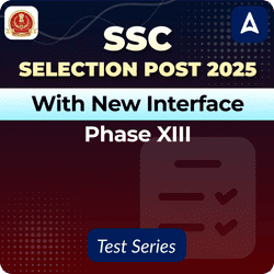 SSC Selection Post Phase XIII 2025 Mock Test
