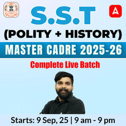 S.S.T (Polity + History) MASTER CADRE 2025-26 Complete Live Batch | Bilingual | Online Live Classes by Adda 247