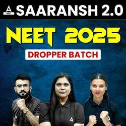 SAARANSH Fastrack 2.0  - NEET-UG 2025 Droppers Batch | Online Live Classes Class 11th & 12th by Adda247