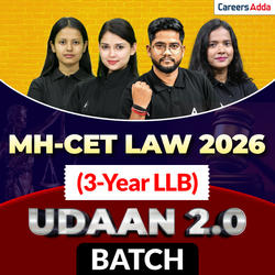 MH-CET LAW 2026 (3 Year LLB) UDAAN 2.0 BATCH | Complete Live Classes By Careers ADDA (As per Latest Syllabus)