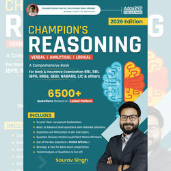 Champion's Reasoning Book 3.0 For Bank & Insurance Exam (English Printed Edition) By Adda247