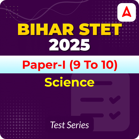 Bihar STET Paper I Science Mock Test 2025