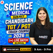Science Medical Subject Chandigarh TGT / PGT Crash Course 2026 Live Batch | Bilingual | Online Live Classes by Adda 247
