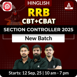RRB Section Controller 2025 CBT+CBAT New Batch with Ebook for 2025-26 | Hinglish | Online Live Classes By Adda247