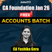 CA Foundation Accounts Free Video Course for Jan 26