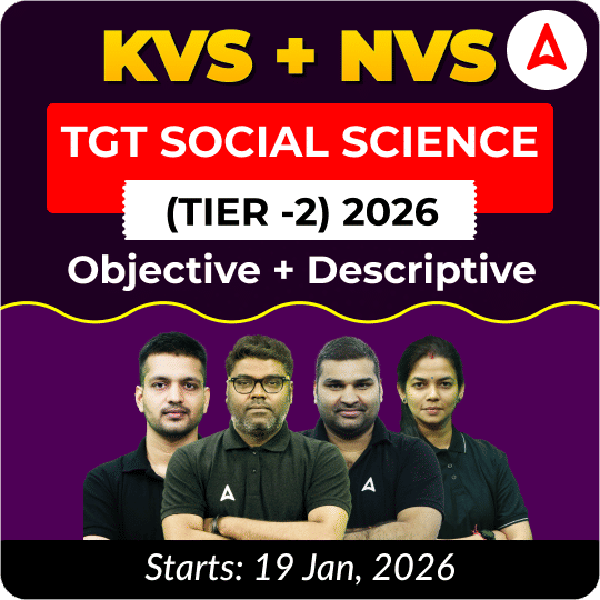 KVS + NVS | Selection Batch | Social Science TGT (Tier -2) 2026 | Online Live + Recorded Classes by Adda247