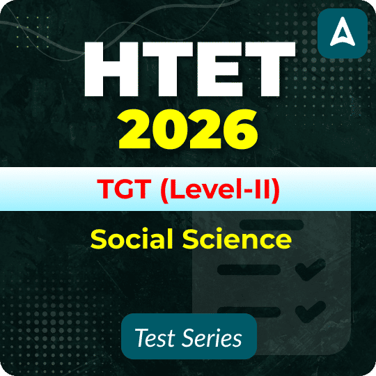 HTET TGT Social Science (Level-II) 2026 Mock Test