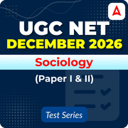 UGC NET Sociology (Paper I & II) December 2026 Mock Test