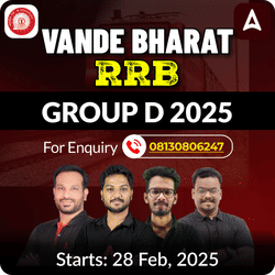 Vande Bharat RRB Group D 2025 Foundation Batch | Online Live Classes by Adda 247