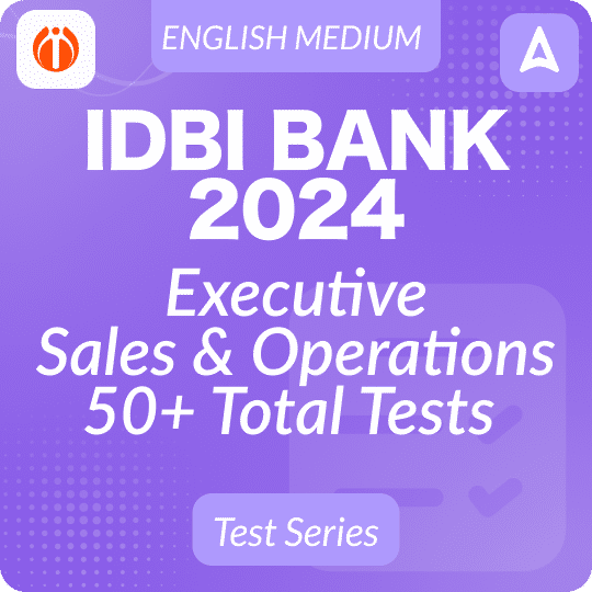IDBI Bank Executive 2024 Mock Test Series