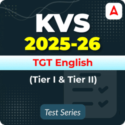 KVS TGT English (Tier I & II) Mock Test 2025