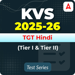 KVS TGT Hindi (Tier I & II) Mock Test 2025