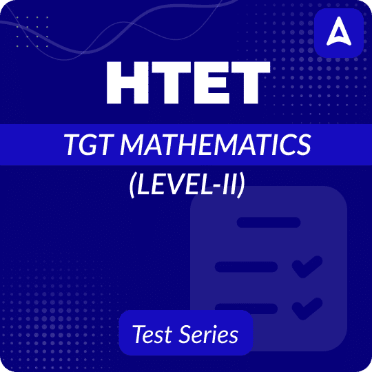 HTET Level-II TGT Mathematics Mock Test