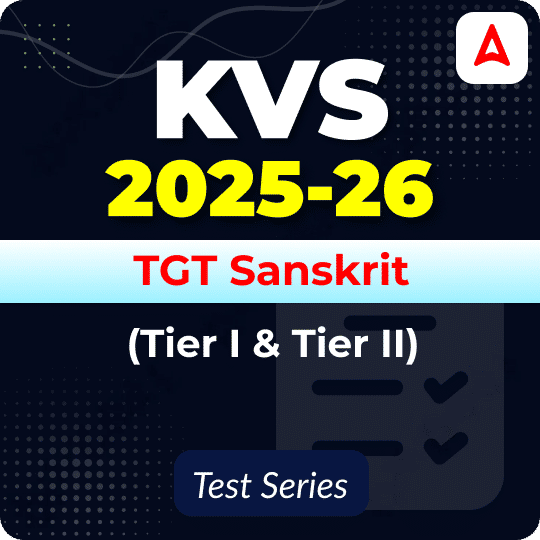 KVS TGT Sanskrit (Tier I & II) Mock Test 2025