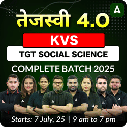 तेजस्वी 4.0 | KVS TGT Social Science Complete Batch 2025 | Online Live + Recorded Classes by Adda247