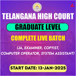 Telangana High Court (Graduate Level) 2025 | Complete Live Batch for (JA, Examiner, Copyist, Computer Operator, System Assistant) | Online Live Classes by Adda 247