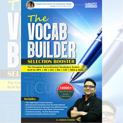 The Vocab Builder Selection Booster Book | 10000+ Context Driven Words-No Rote Memorization useful for Banking (English Printed Edition) by Adda247