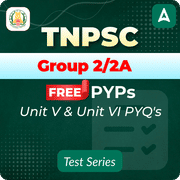 TNPSC Group 2/2A Free PYP Test Series