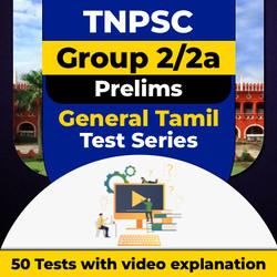 TNPSC Group 2/2A 2024 Prelims Test Series with Video Explanation in Tamil and English by Adda247 Tamil