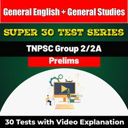 TNPSC Group 2/2A 2024 Prelims Test Series with Video Explanation in Tamil and English by Adda247 Tamil