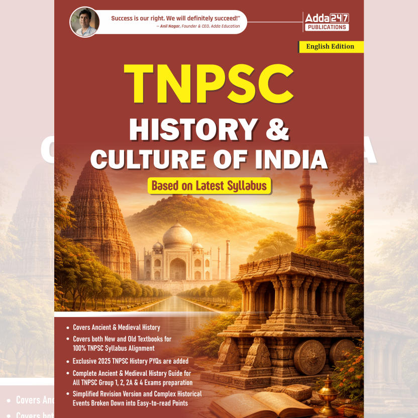 TNPSC History & Culture of India (Ancient & Medieval) Complete Guide ( English Printed Edition) By Adda247
