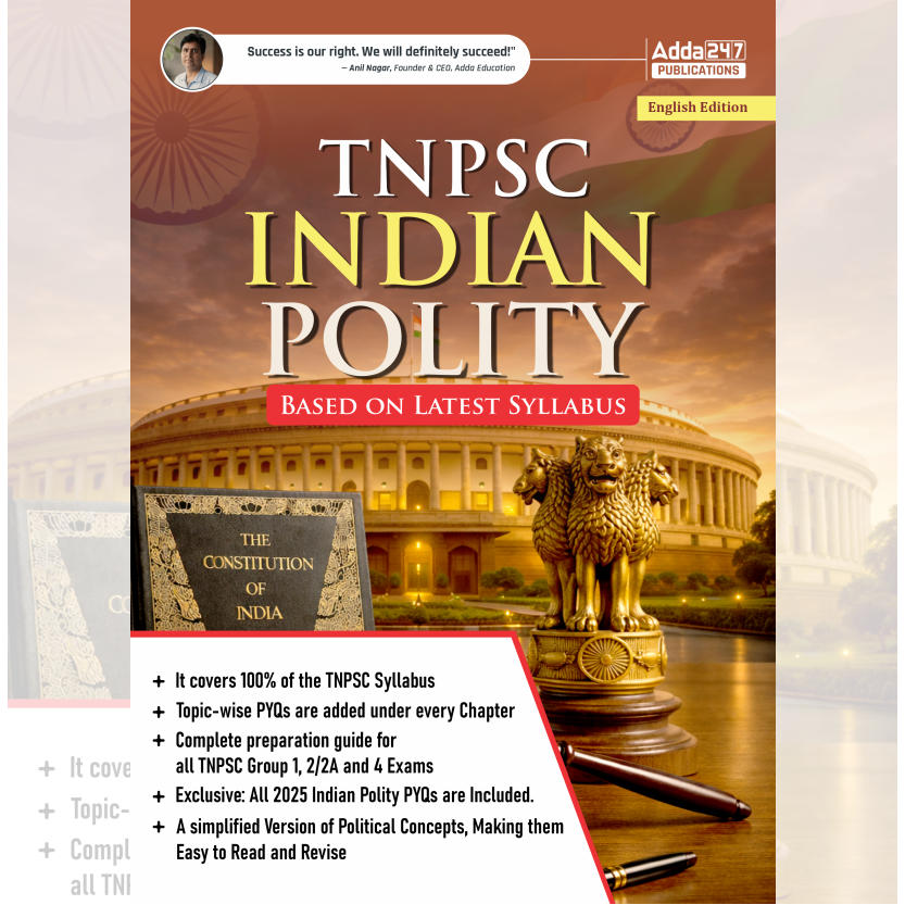 TNPSC Indian Polity – Complete Guide Based on Latest Syllabus (English Printed Edition) By Adda247