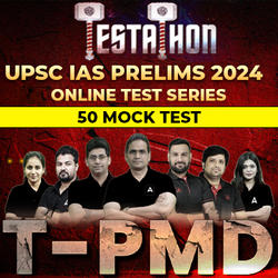 T-PMD (TESTATHON - UPSC IAS PRELIMS MOCK DRILL 2024) 50 Mock Test Booklet BILINGUAL Online EDITION.