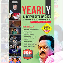 Yearly Current Affairs Jan 2024 to Dec 2024 for Tamil Nadu Exams | 2500+ One liner Questions & MCQs (English Printed Edition) By Adda247