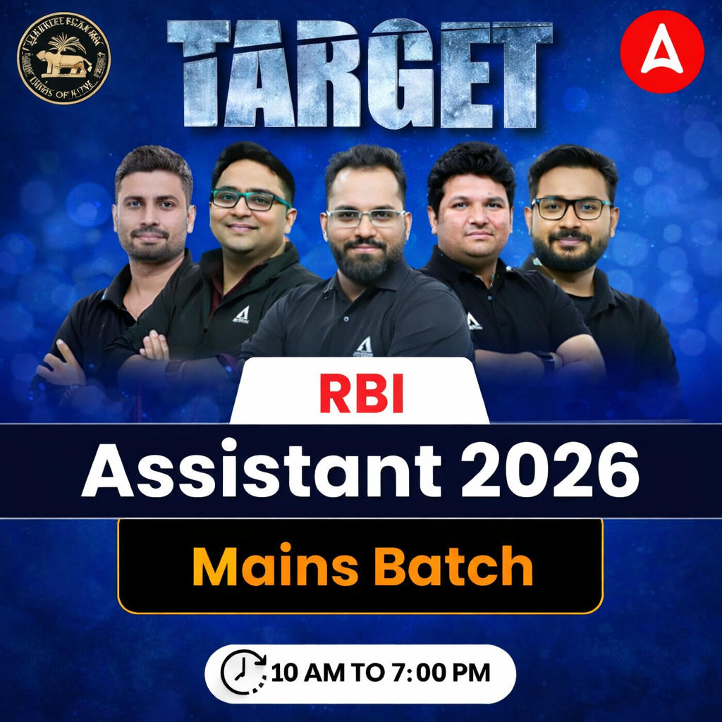 Target RBI Assistant 2026 Mains Batch | Online Live Classes by Adda 247