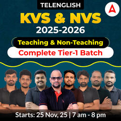 KVS/NVS 2025-26 | Teaching & Non-Teaching | Complete Tier-1 Batch | Online Classes by Adda247