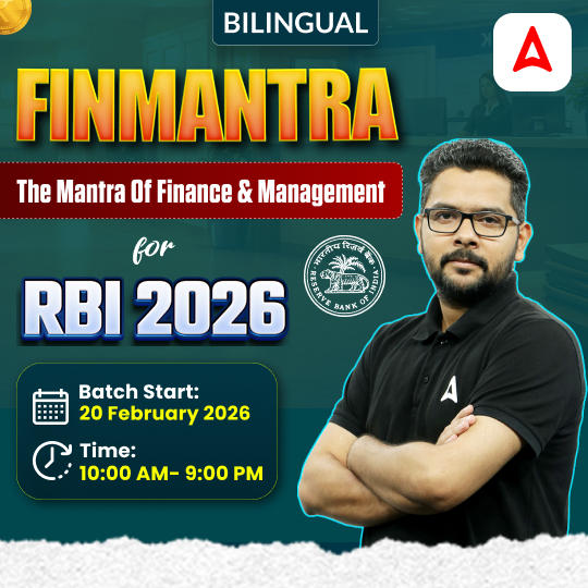 FINMANTRA — The Mantra of Finance & Management for RBI 2026 | Online Live Classes by Adda 247