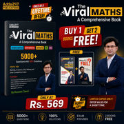 The Viral Maths A Comprehensive Book | 5000+ Questions with Solution ( English Printed Edition) By Adda247