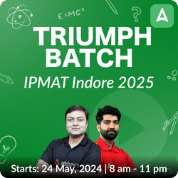 Triumph Batch IPMAT Indore 2025 | Online Live Classes By Adda247