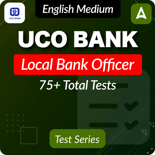 UCO Bank Local Bank Officer 2025 Mock Test Series