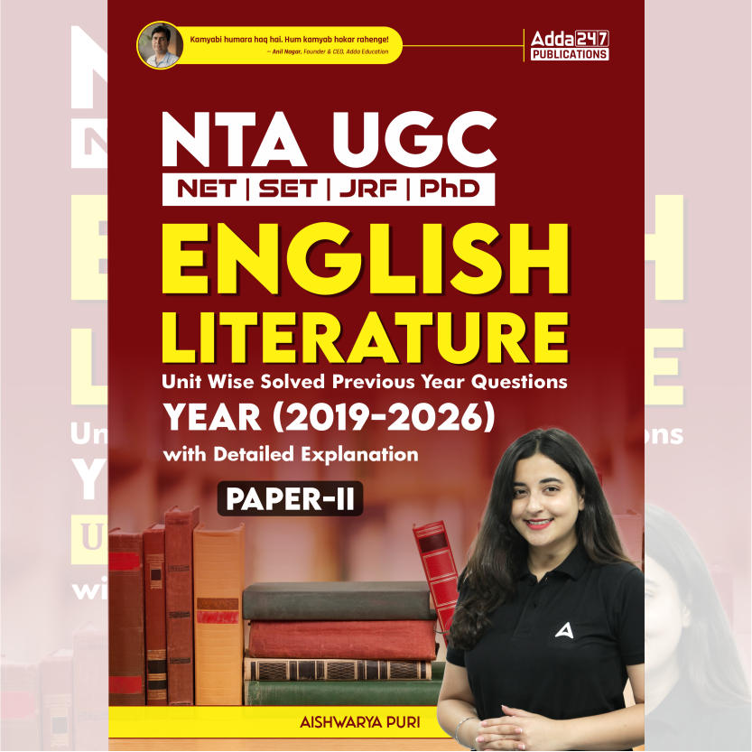 UGC NET English Literature Paper -II Unit Wise Solved Previous Year Questions 2019-2026  (English Printed Edition) By Adda247