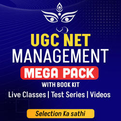 UGC NET MANAGEMENT MEGA PACK WITH BOOK KIT (LIVE CLASSES | TEST SERIES | VIDEOS)