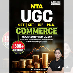 UGC NET Commerce Topic Wise sorted PYQ Book with Detailed Explanation | 1500 + MCQs(English Printed Edition) by Adda247