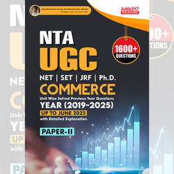 UGC NET Commerce Paper -II Unit Wise Solved Previous Year Questions 2019-2025 (Up to June 2025) English Printed Edition By Adda247