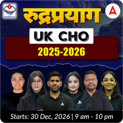 रुद्रप्रयाग UK CHO | LIVE + RECORDED BATCH BY ADDA247