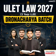 ULET LAW 2027 (3 Year LLB) | DRONACHARYA BATCH | Online Coaching By Adda247