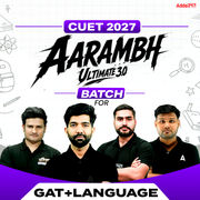 Aarambh Ultimate 3.0 CUET GAT+Language 2027 Batch (Live Classes)