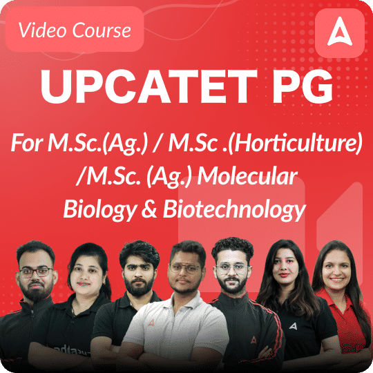 UPCATET PG For M.Sc.(Ag.) / M.Sc.(Horticulture) /M.Sc. (Ag.) Molecular Biology & Biotechnology | Video Course By Adda247