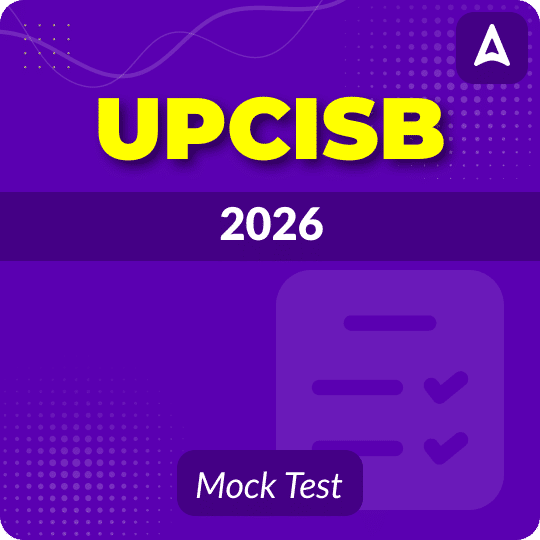 UPCISB 2026 Mock Test