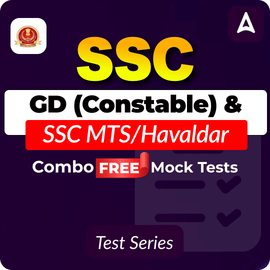 SSC GD and MTS Combo Free Mock Tests 2025